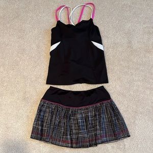 Lucky in love 2 piece tennis outfit